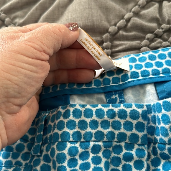 Laundry By Shelli Segal Blue & White Size 8 Shorts 🩵🏝️ - Picture 3 of 11